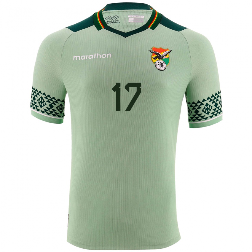 Niño Camiseta Bolivia Roberto Fernández #17 Verde Claro 1ª Equipación 24-26 La Camisa Perú