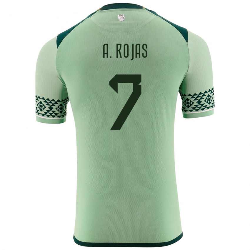 Niño Camiseta Bolivia Ana Paula Rojas #7 Verde Claro 1ª Equipación 24-26 La Camisa Perú