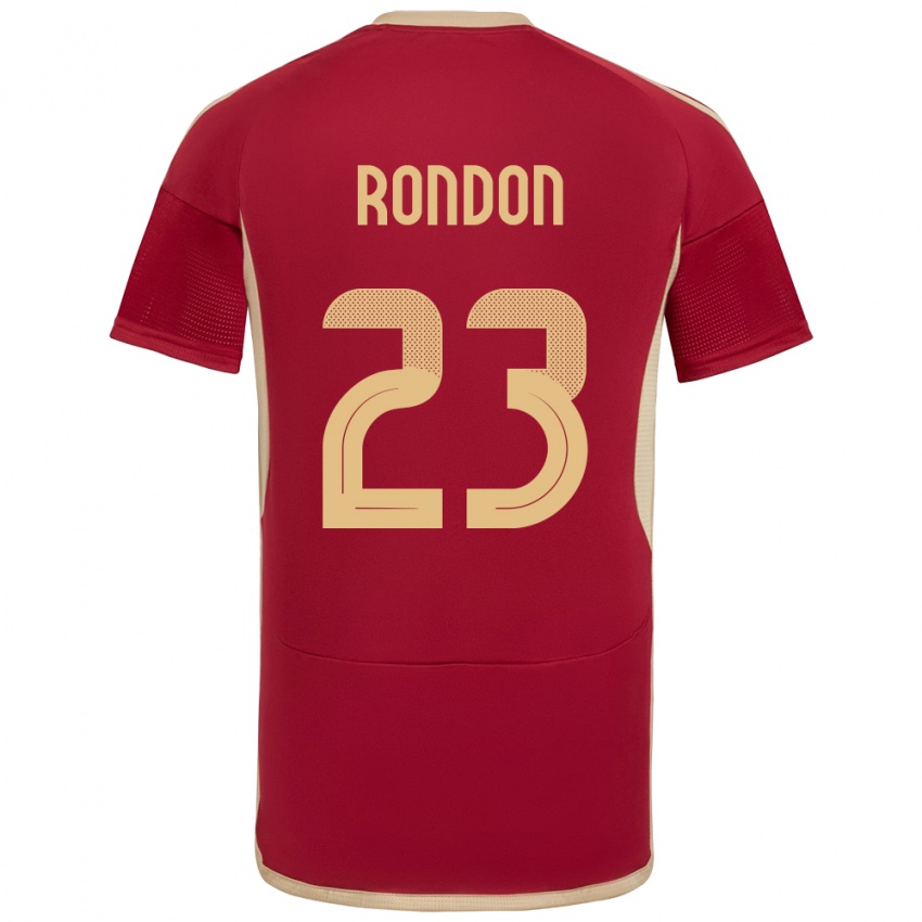 Niño Camiseta Venezuela Salomón Rondón #23 Borgoña 1ª Equipación 24-26 La Camisa Perú