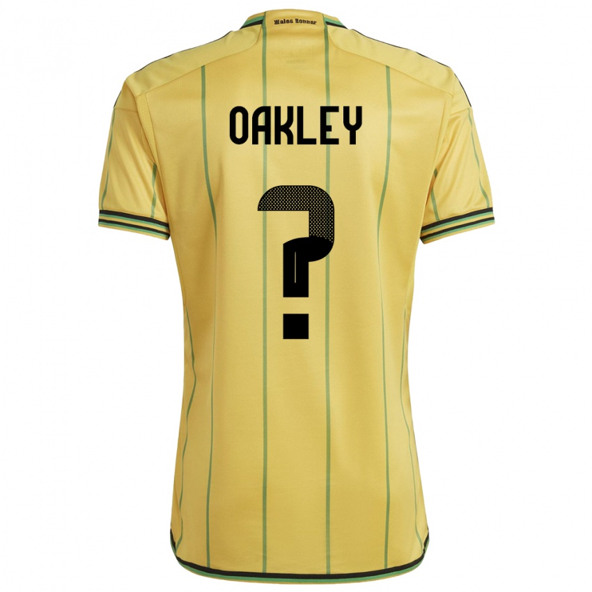 Niño Camiseta Jamaica Katie Oakley #0 Amarillo 1ª Equipación 24-26 La Camisa Perú