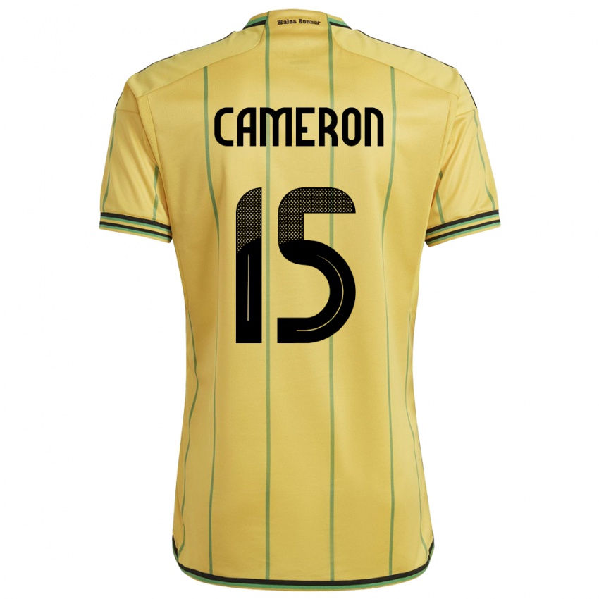 Niño Camiseta Jamaica Tiffany Cameron #15 Amarillo 1ª Equipación 24-26 La Camisa Perú