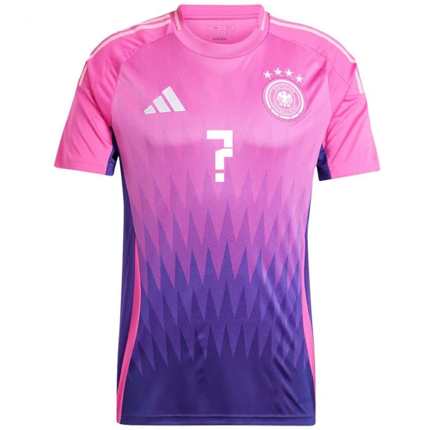 Niño Camiseta Alemania Su Nombre #0 Rosado Morado 2ª Equipación 24-26 La Camisa Perú