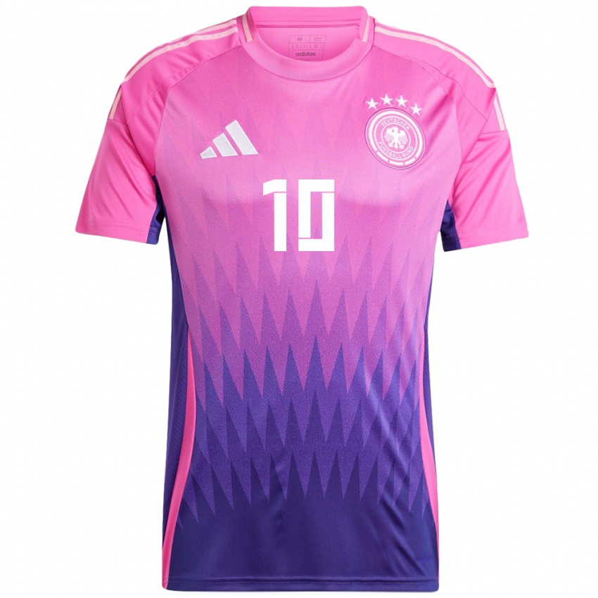 Niño Camiseta Alemania Laura Freigang #10 Rosado Morado 2ª Equipación 24-26 La Camisa Perú