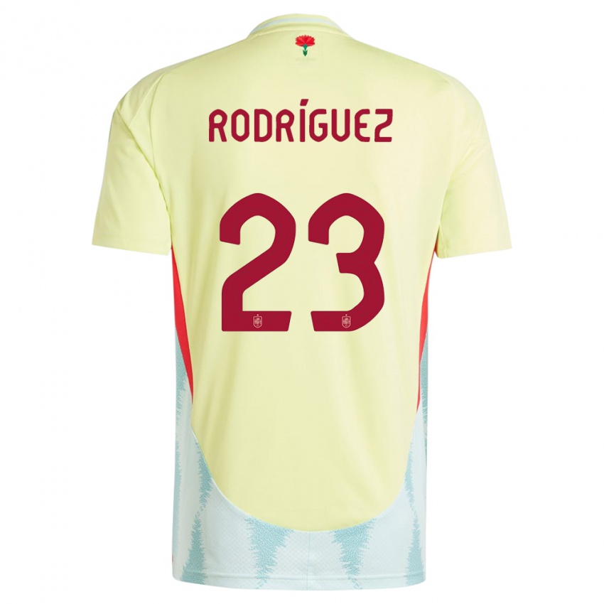 Niño Camiseta España Misa Rodriguez #23 Amarillo 2ª Equipación 24-26 La Camisa Perú