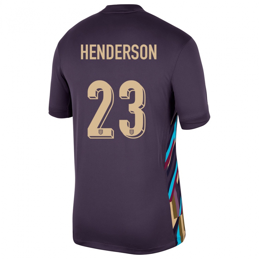 Niño Camiseta Inglaterra Dean Henderson #23 Pasa Oscura 2ª Equipación 24-26 La Camisa Perú