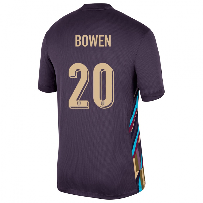 Niño Camiseta Inglaterra Jarrod Bowen #20 Pasa Oscura 2ª Equipación 24-26 La Camisa Perú