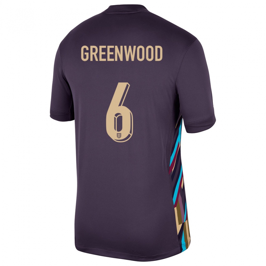 Niño Camiseta Inglaterra Alex Greenwood #6 Pasa Oscura 2ª Equipación 24-26 La Camisa Perú