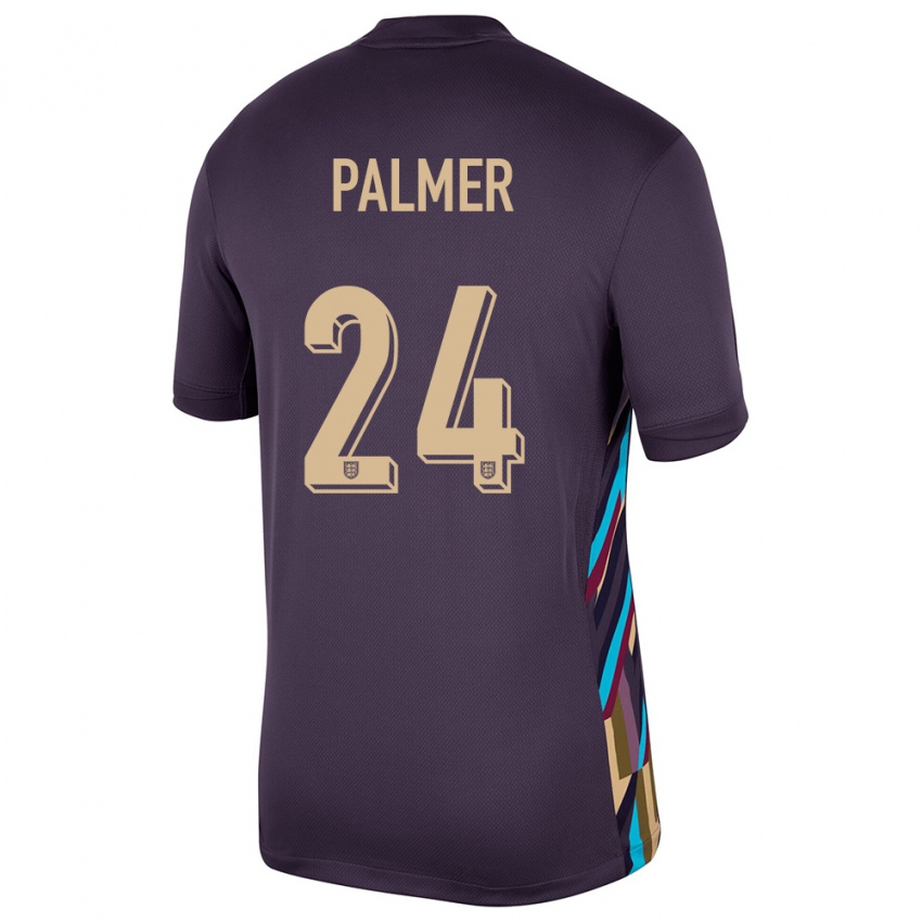 Niño Camiseta Inglaterra Cole Palmer #24 Pasa Oscura 2ª Equipación 24-26 La Camisa Perú