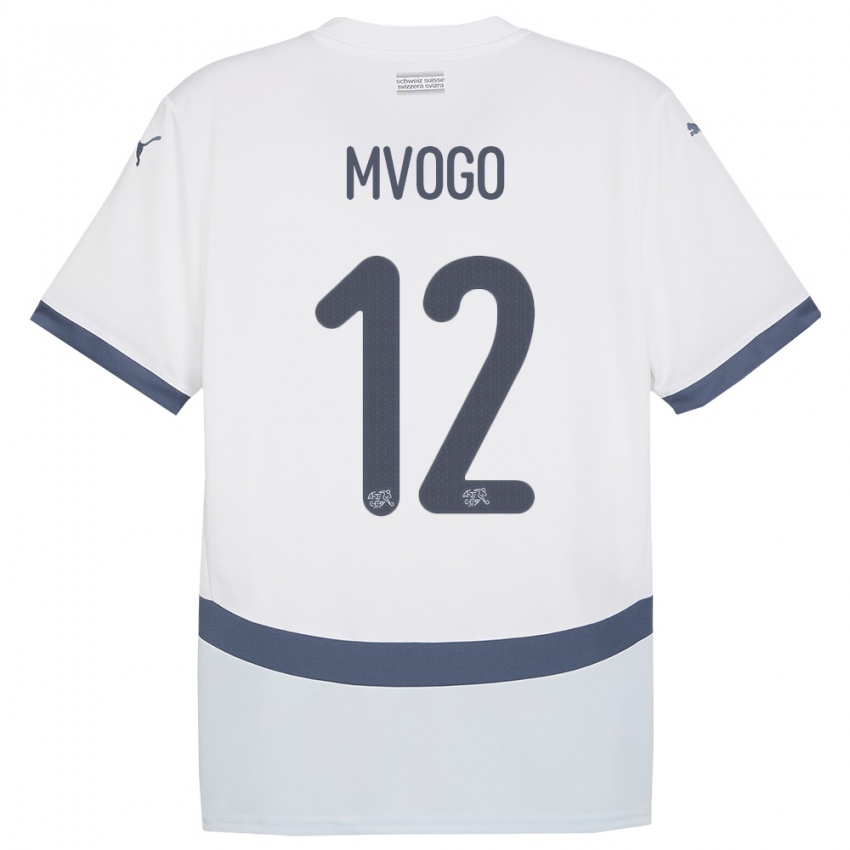 Niño Camiseta Suiza Yvon Mvogo #12 Blanco 2ª Equipación 24-26 La Camisa Perú