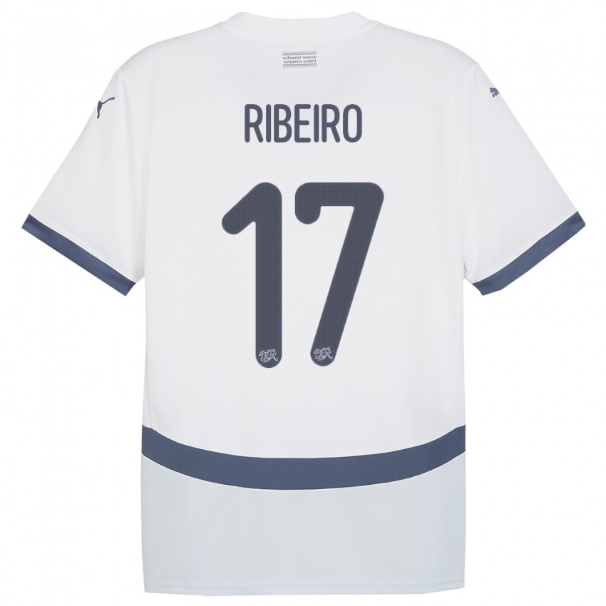 Niño Camiseta Suiza Joel Ribeiro #17 Blanco 2ª Equipación 24-26 La Camisa Perú