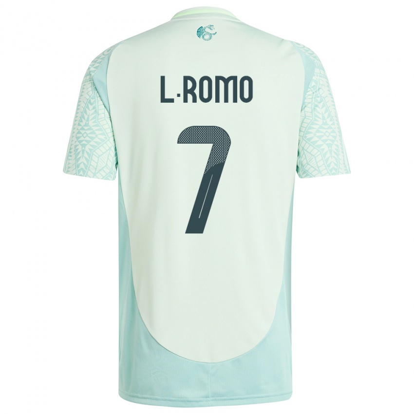 Niño Camiseta México Luis Romo #7 Lino Verde 2ª Equipación 24-26 La Camisa Perú