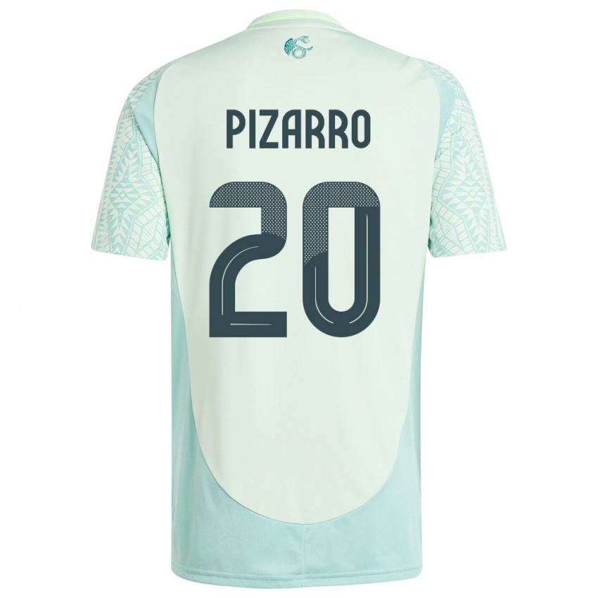 Niño Camiseta México Rodolfo Pizarro #20 Lino Verde 2ª Equipación 24-26 La Camisa Perú