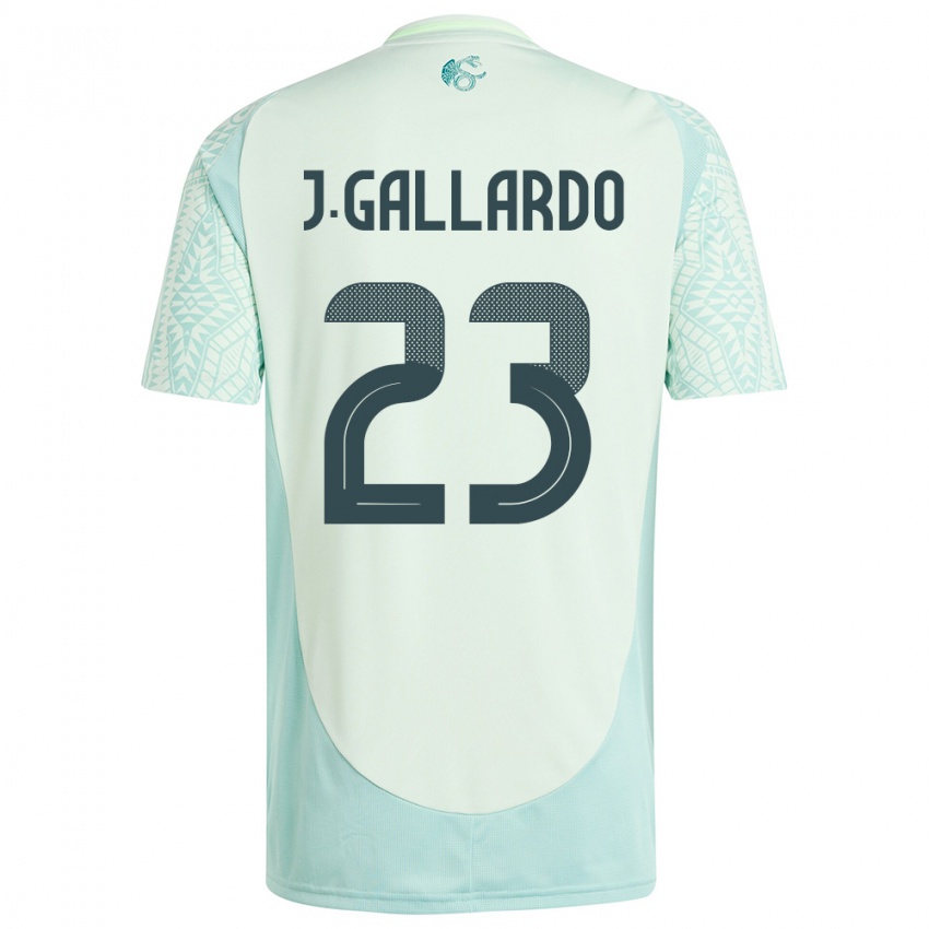 Niño Camiseta México Jesus Gallardo #23 Lino Verde 2ª Equipación 24-26 La Camisa Perú