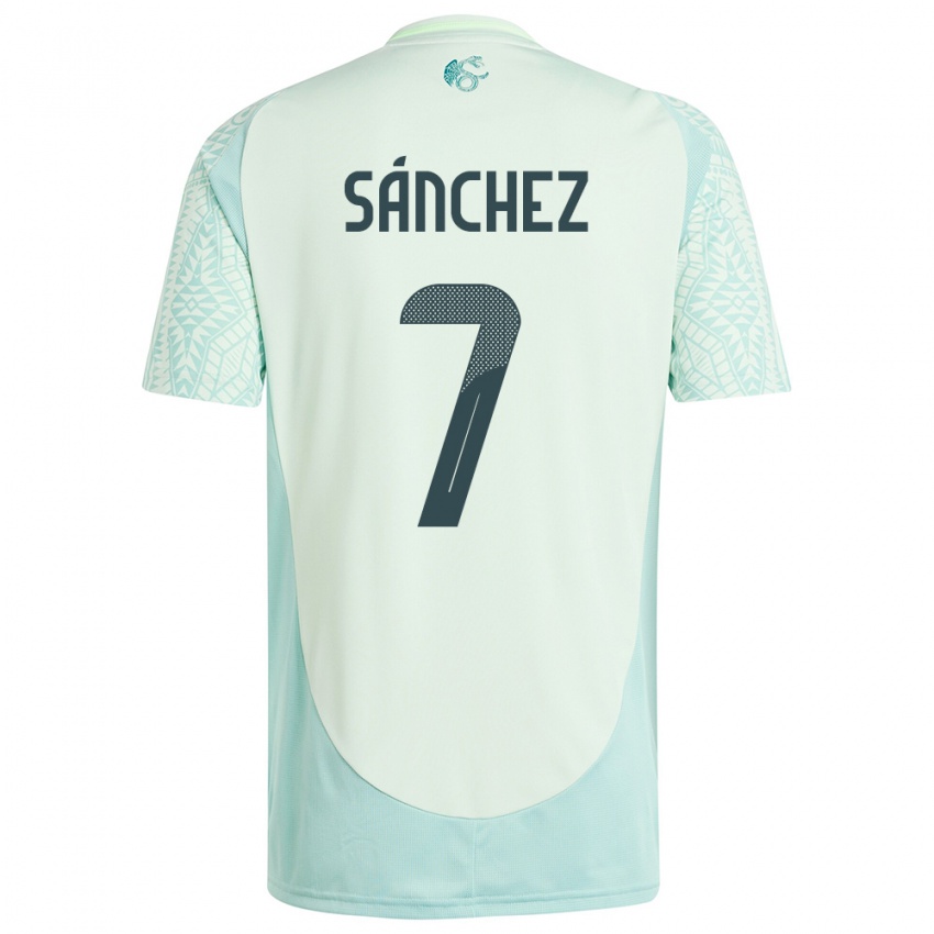 Niño Camiseta México Maria Sanchez #7 Lino Verde 2ª Equipación 24-26 La Camisa Perú