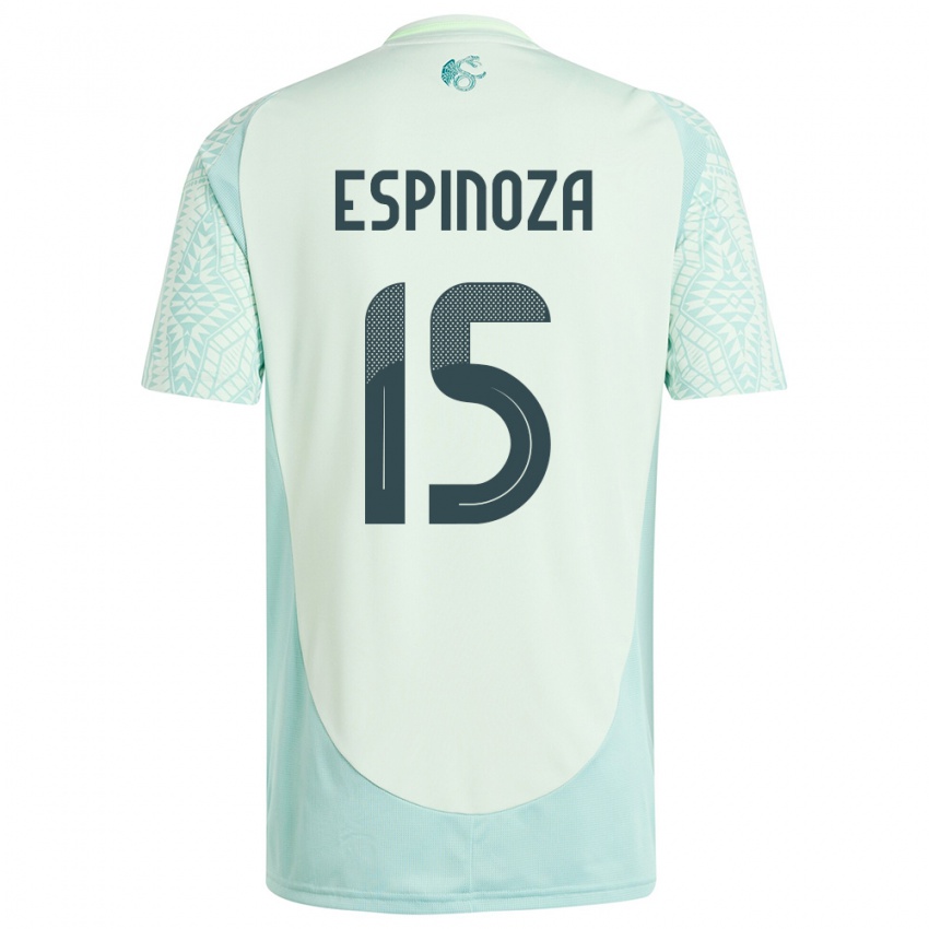 Niño Camiseta México Greta Espinoza #15 Lino Verde 2ª Equipación 24-26 La Camisa Perú