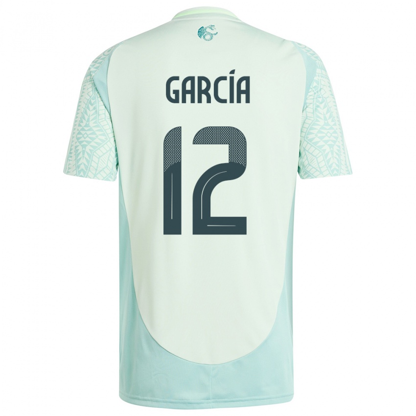 Niño Camiseta México Eduardo Garcia #12 Lino Verde 2ª Equipación 24-26 La Camisa Perú