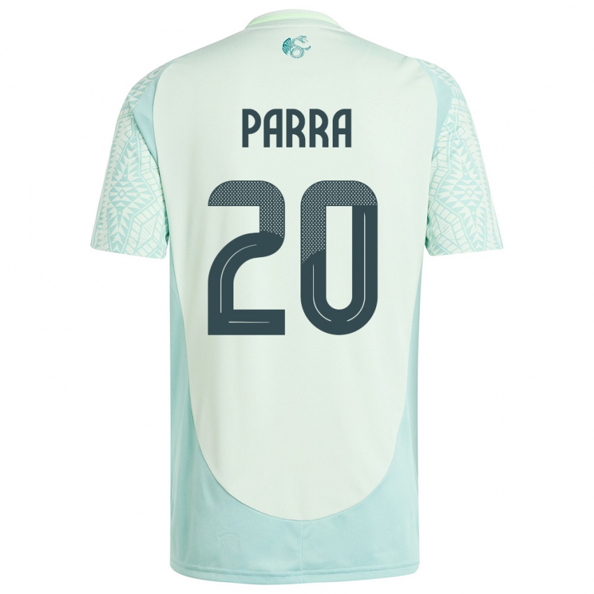 Niño Camiseta México Rodrigo Parra #20 Lino Verde 2ª Equipación 24-26 La Camisa Perú