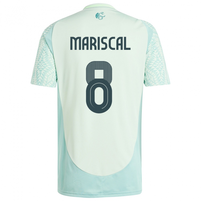 Niño Camiseta México Salvador Mariscal #8 Lino Verde 2ª Equipación 24-26 La Camisa Perú