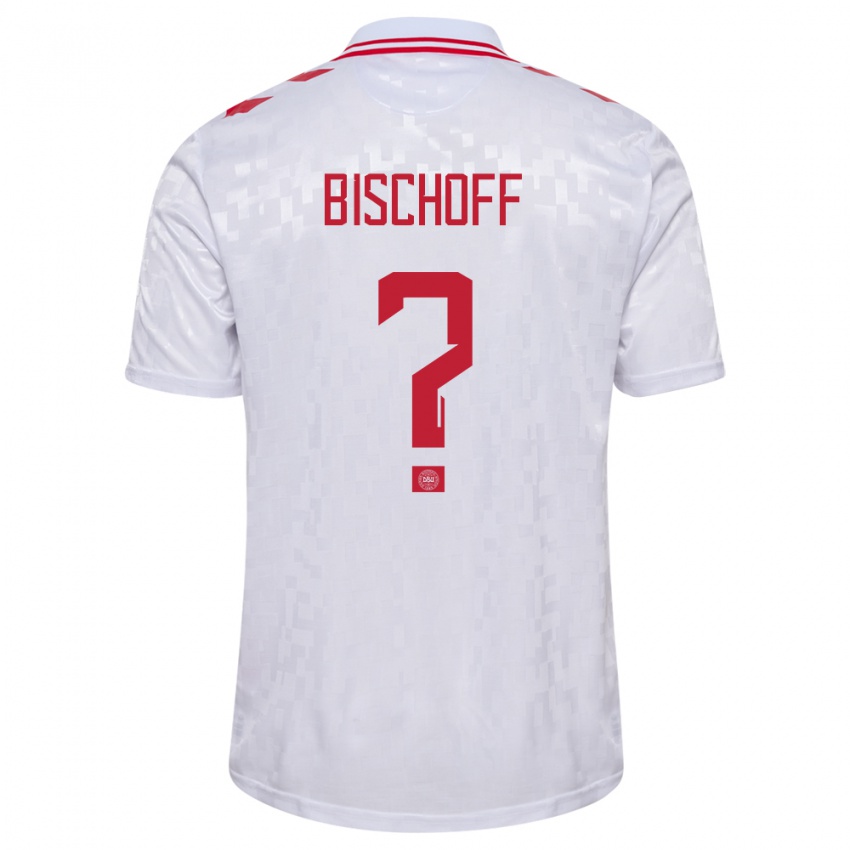 Niño Camiseta Dinamarca Clement Bischoff #0 Blanco 2ª Equipación 24-26 La Camisa Perú