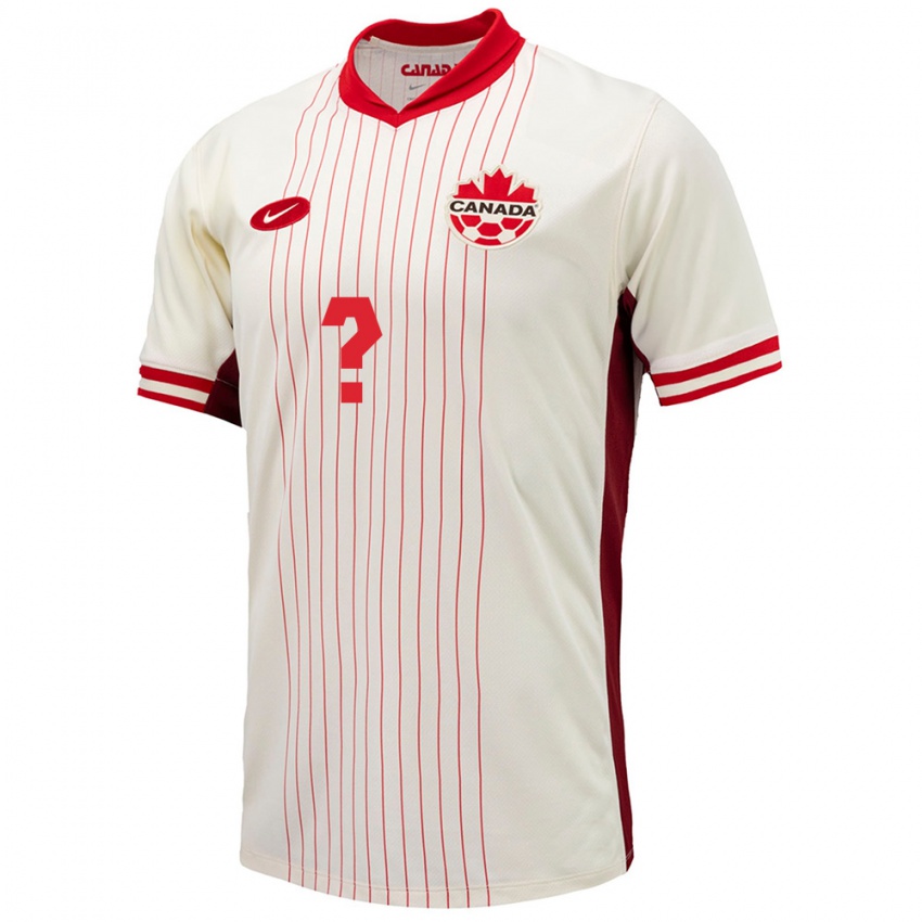 Niño Camiseta Canadá Joshua Gordon #0 Blanco 2ª Equipación 24-26 La Camisa Perú