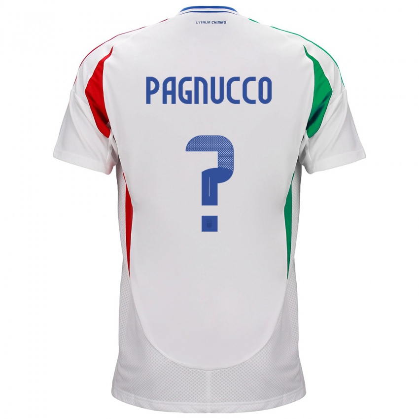 Niño Camiseta Italia Filippo Pagnucco #0 Blanco 2ª Equipación 24-26 La Camisa Perú