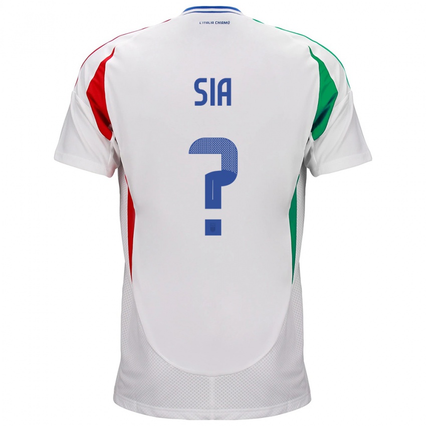 Niño Camiseta Italia Diego Sia #0 Blanco 2ª Equipación 24-26 La Camisa Perú