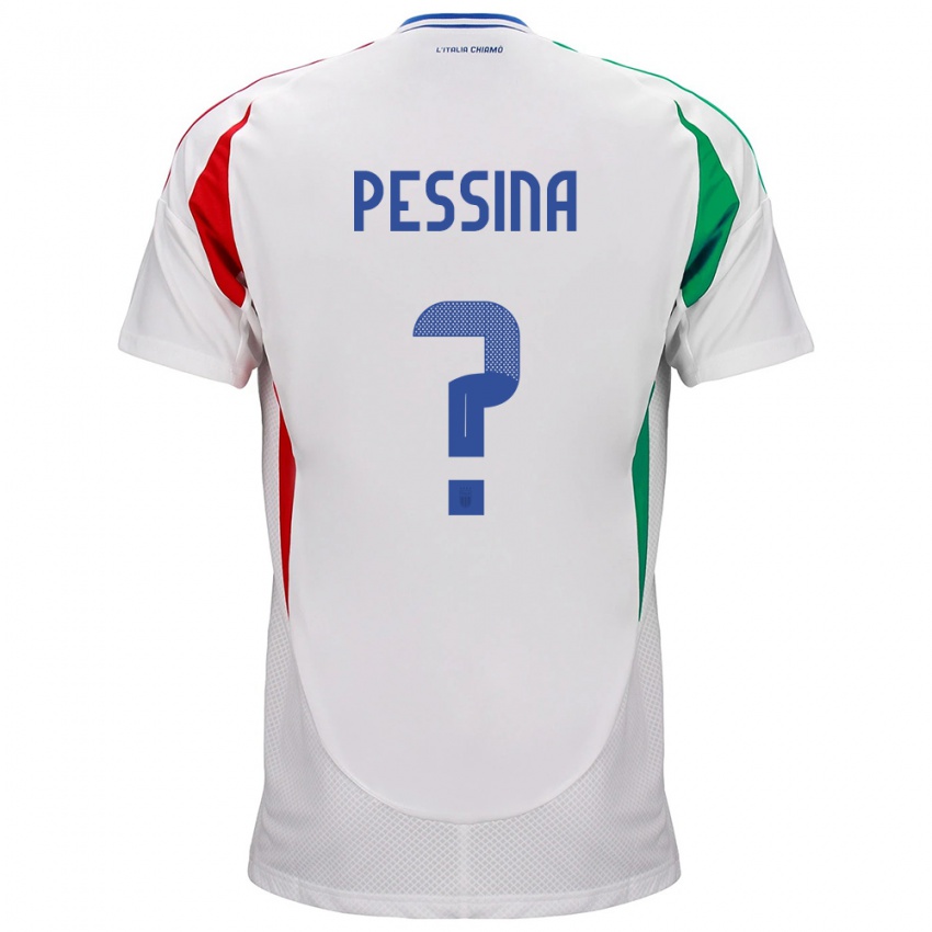 Niño Camiseta Italia Massimo Pessina #0 Blanco 2ª Equipación 24-26 La Camisa Perú