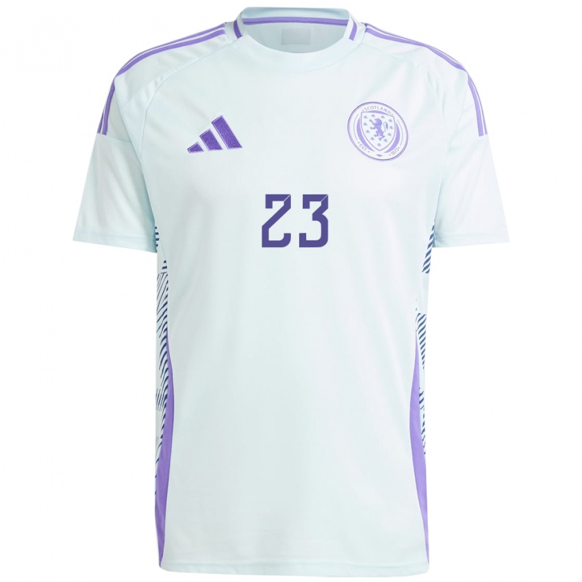 Niño Camiseta Escocia Kenny Mclean #23 Azul Menta Claro 2ª Equipación 24-26 La Camisa Perú