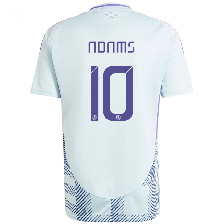 Niño Camiseta Escocia Ché Adams #10 Azul Menta Claro 2ª Equipación 24-26 La Camisa Perú