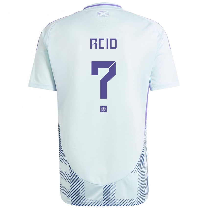 Niño Camiseta Escocia Dylan Reid #0 Azul Menta Claro 2ª Equipación 24-26 La Camisa Perú