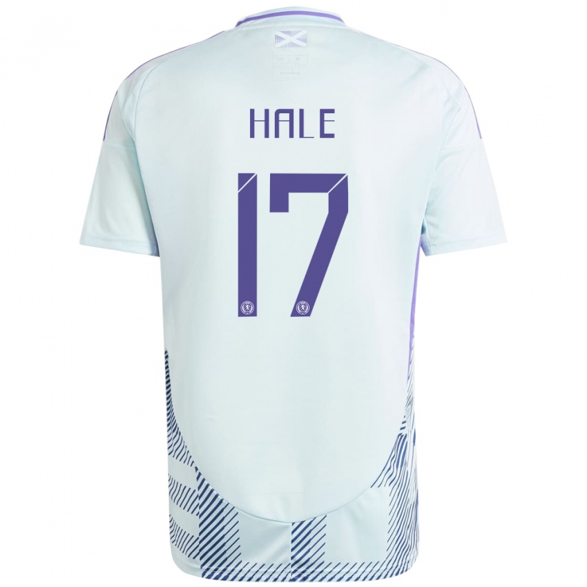 Niño Camiseta Escocia Finlay Hale #17 Azul Menta Claro 2ª Equipación 24-26 La Camisa Perú