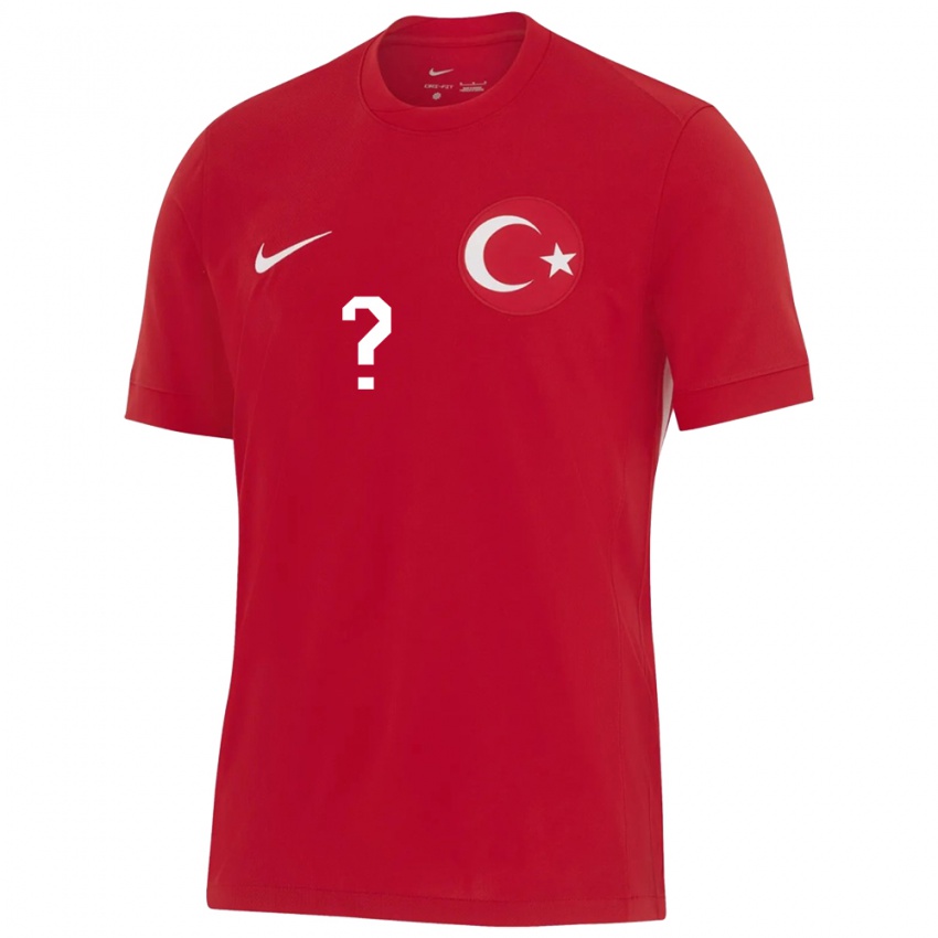 Niño Camiseta Turquía Berna Topuzoğlu #0 Rojo 2ª Equipación 24-26 La Camisa Perú