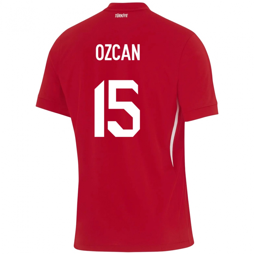 Niño Camiseta Turquía Salih Özcan #15 Rojo 2ª Equipación 24-26 La Camisa Perú