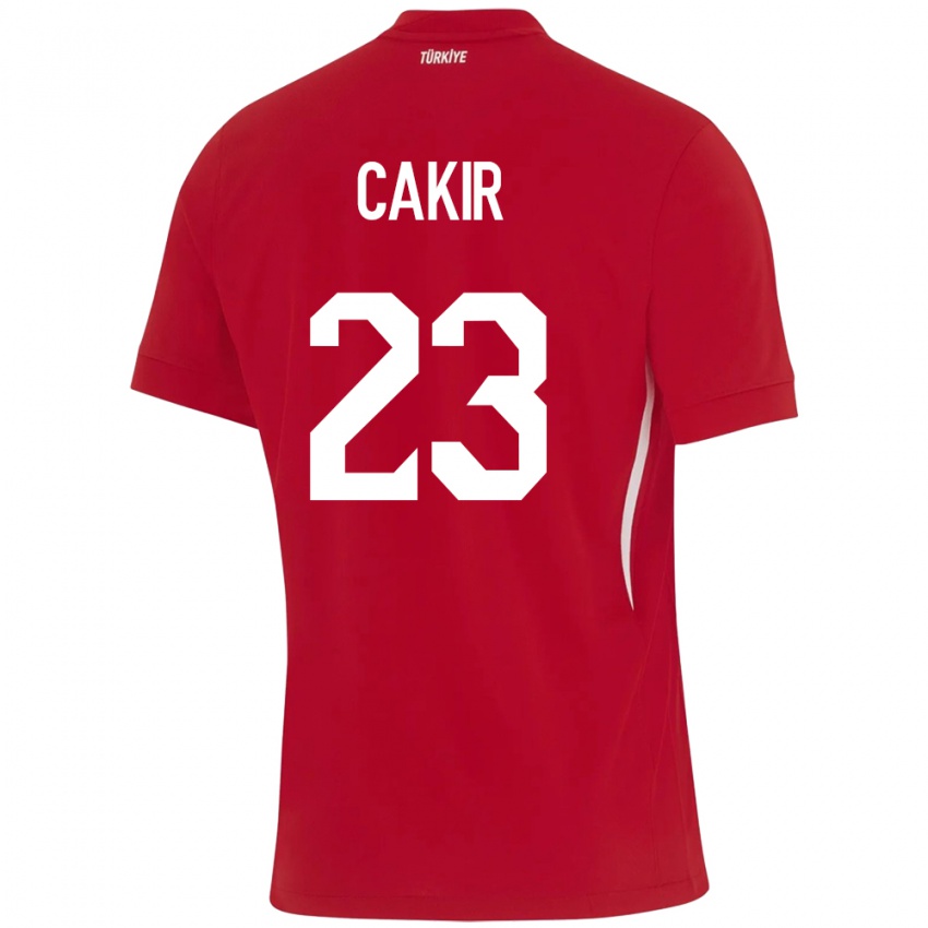 Niño Camiseta Turquía Uğurcan Çakır #23 Rojo 2ª Equipación 24-26 La Camisa Perú