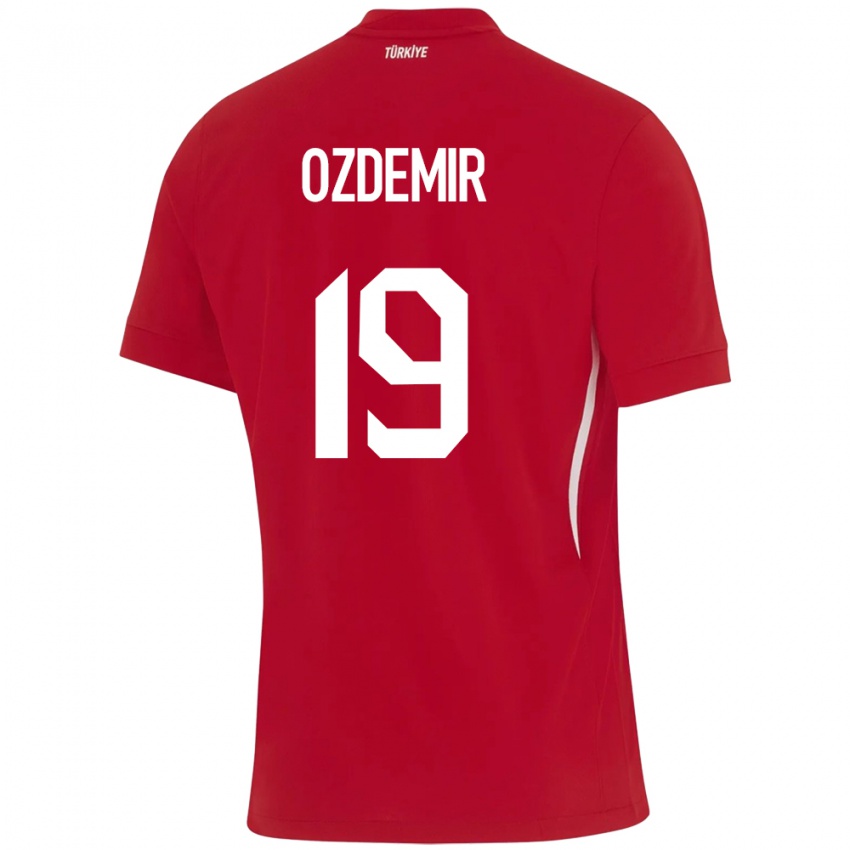 Niño Camiseta Turquía Halil Özdemir #19 Rojo 2ª Equipación 24-26 La Camisa Perú