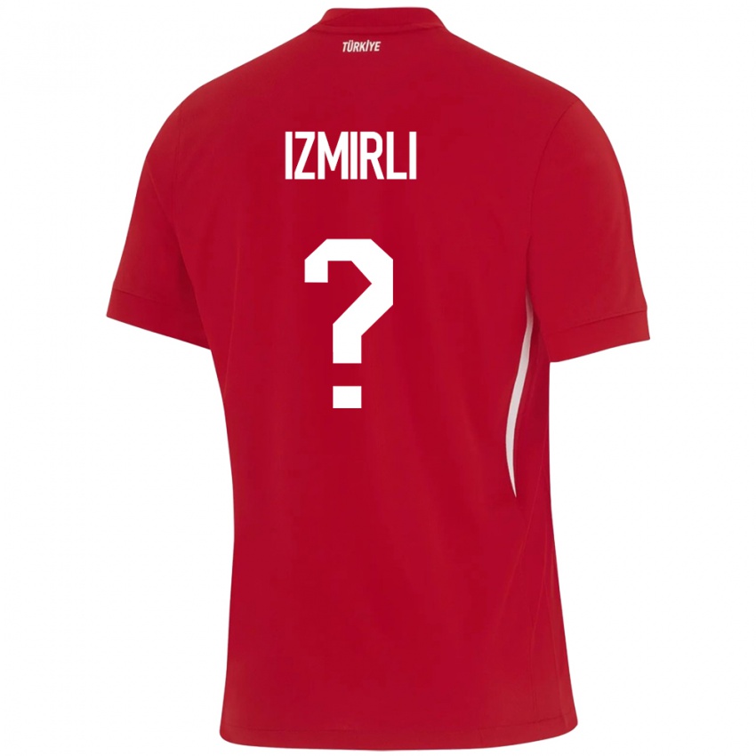 Niño Camiseta Turquía Ege İzmirli #0 Rojo 2ª Equipación 24-26 La Camisa Perú