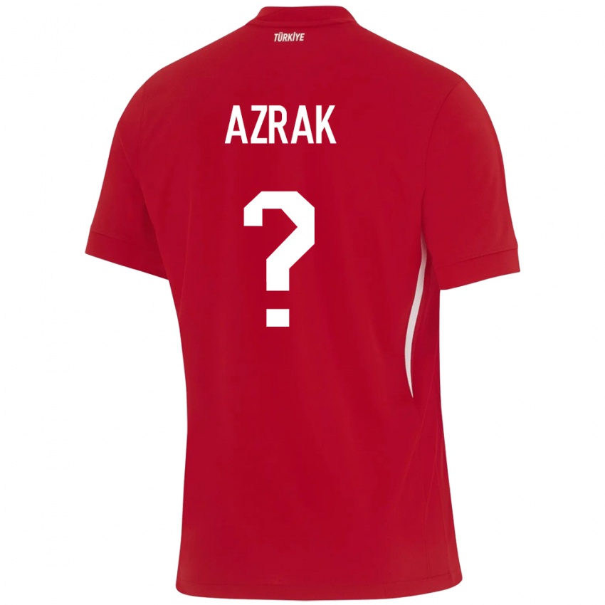 Niño Camiseta Turquía Yunus Azrak #0 Rojo 2ª Equipación 24-26 La Camisa Perú