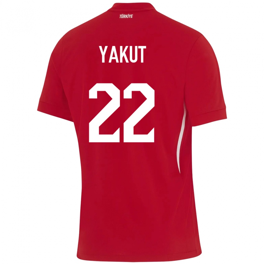 Niño Camiseta Turquía Narin Yakut #22 Rojo 2ª Equipación 24-26 La Camisa Perú