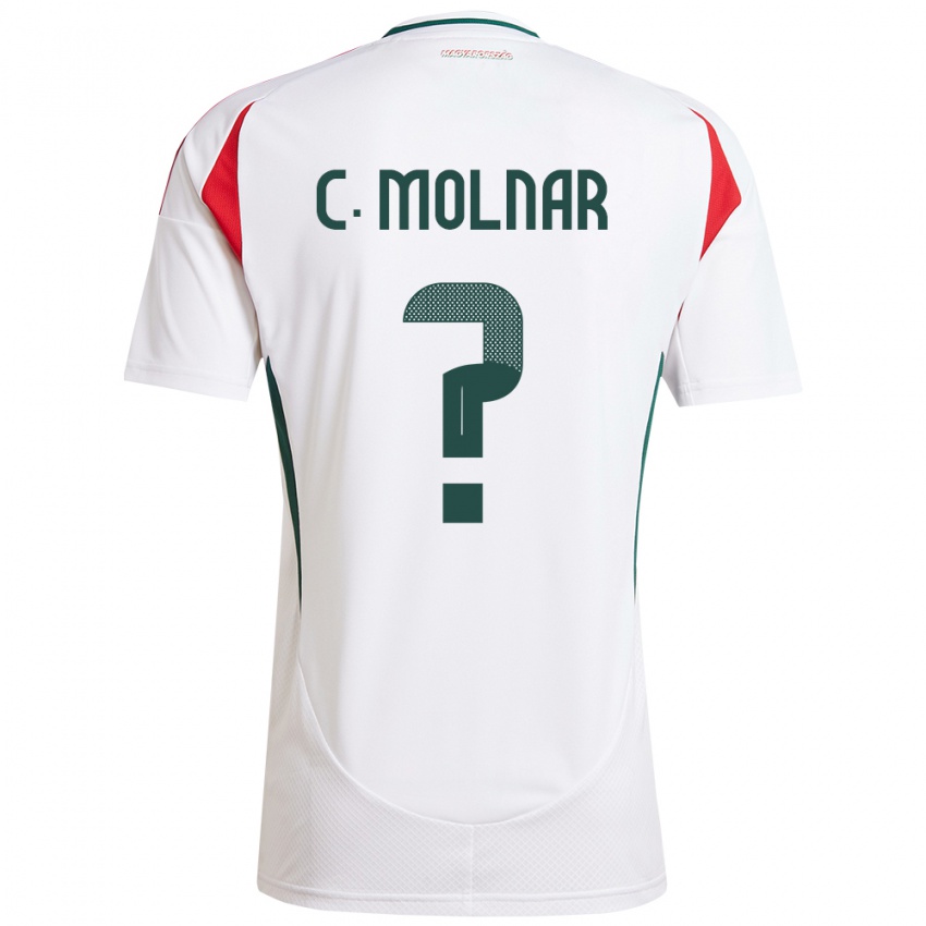 Niño Camiseta Hungría Csaba Molnár #0 Blanco 2ª Equipación 24-26 La Camisa Perú