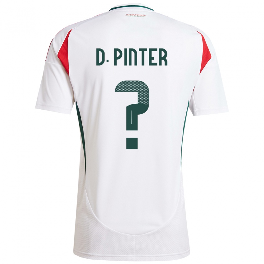 Niño Camiseta Hungría Daniel Pinter #0 Blanco 2ª Equipación 24-26 La Camisa Perú