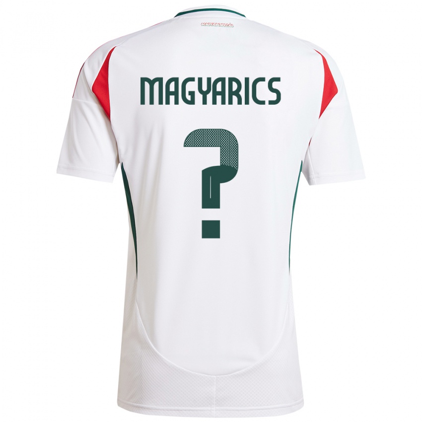 Niño Camiseta Hungría Erik Magyarics #0 Blanco 2ª Equipación 24-26 La Camisa Perú