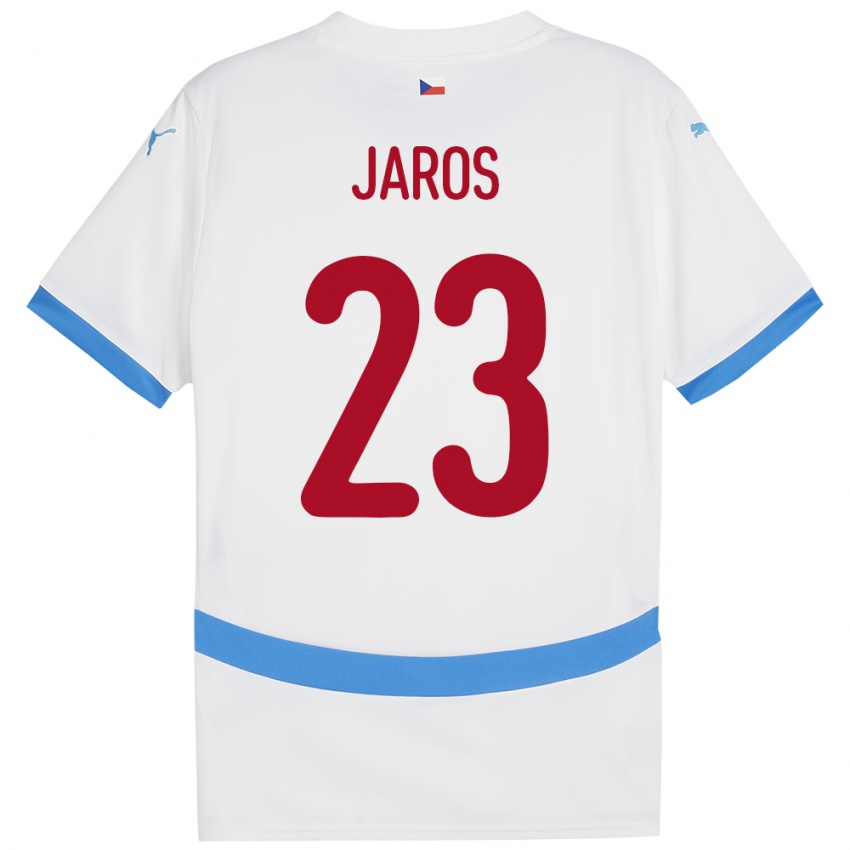 Niño Camiseta Chequia Vitezslav Jaros #23 Blanco 2ª Equipación 24-26 La Camisa Perú