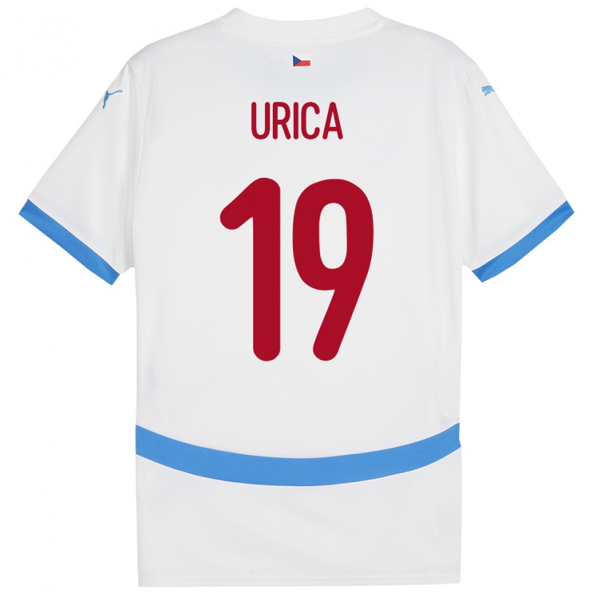 Niño Camiseta Chequia Filip Urica #19 Blanco 2ª Equipación 24-26 La Camisa Perú