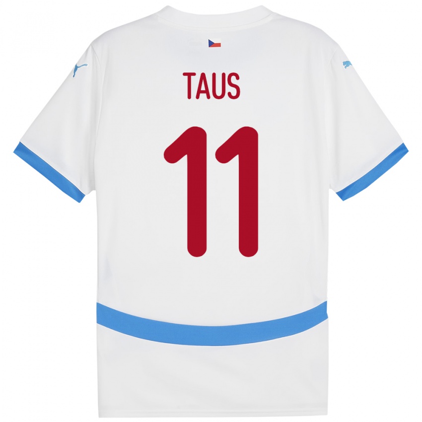 Niño Camiseta Chequia Martin Taus #11 Blanco 2ª Equipación 24-26 La Camisa Perú