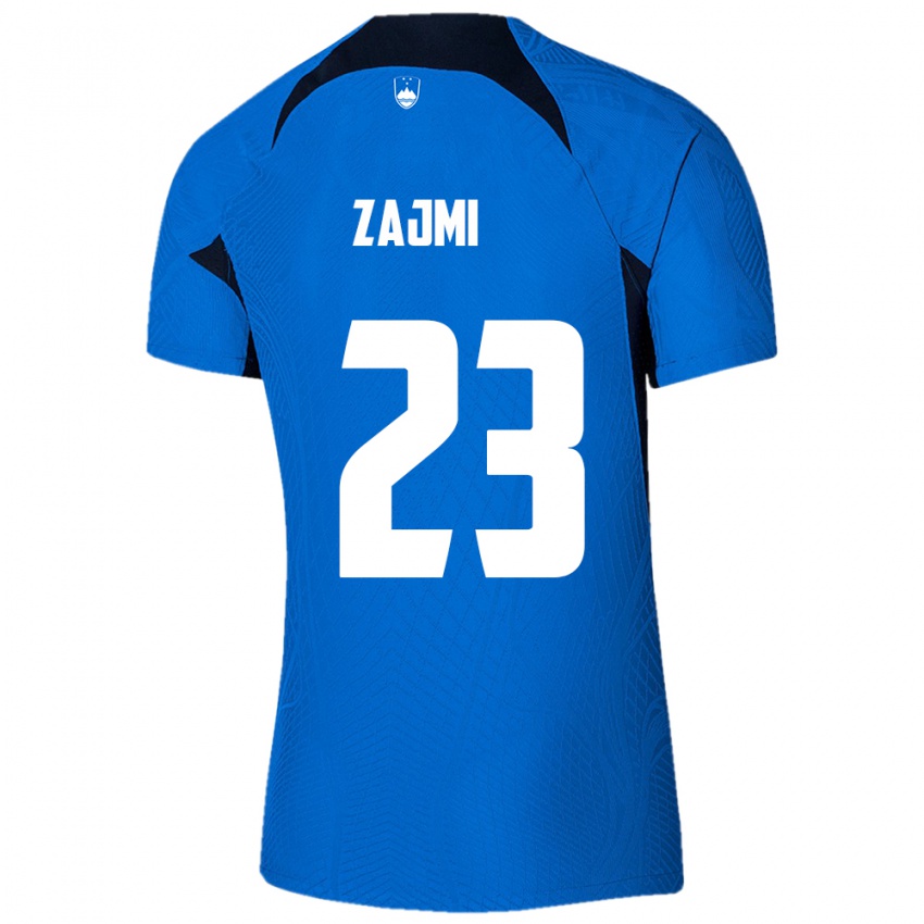 Niño Camiseta Eslovenia Luana Zajmi #23 Azul 2ª Equipación 24-26 La Camisa Perú