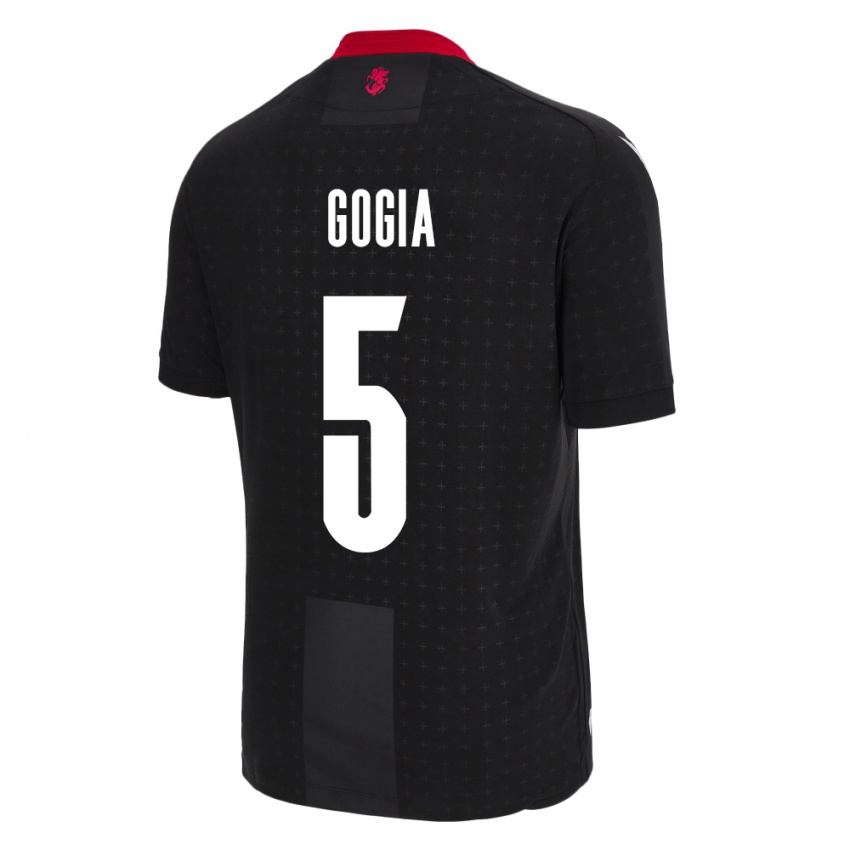 Niño Camiseta Georgia Gigi Gogia #5 Negro 2ª Equipación 24-26 La Camisa Perú