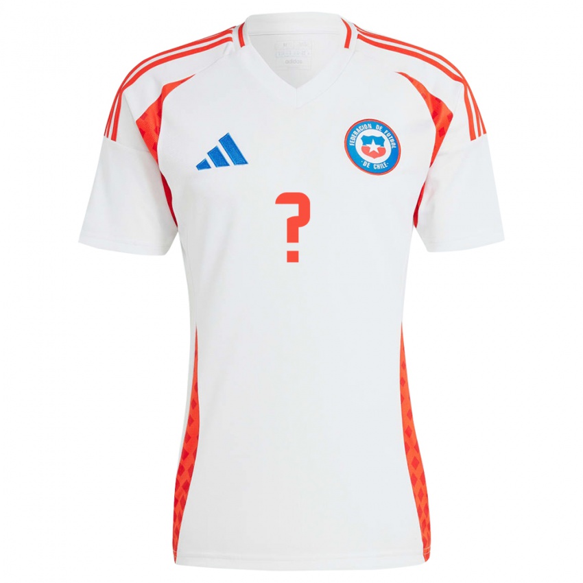 Niño Camiseta Chile Vicente Cabrera #0 Blanco 2ª Equipación 24-26 La Camisa Perú