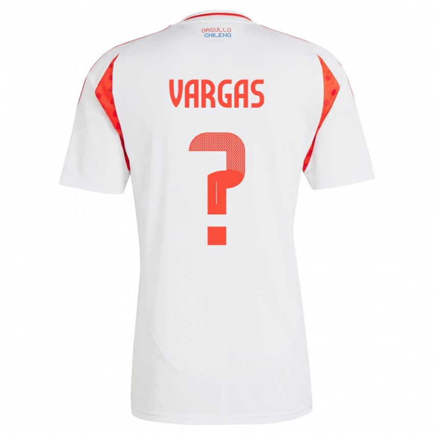 Niño Camiseta Chile Vicente Vargas #0 Blanco 2ª Equipación 24-26 La Camisa Perú