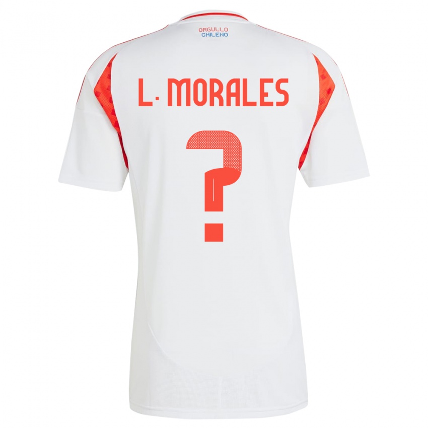 Niño Camiseta Chile Lauryn Morales #0 Blanco 2ª Equipación 24-26 La Camisa Perú