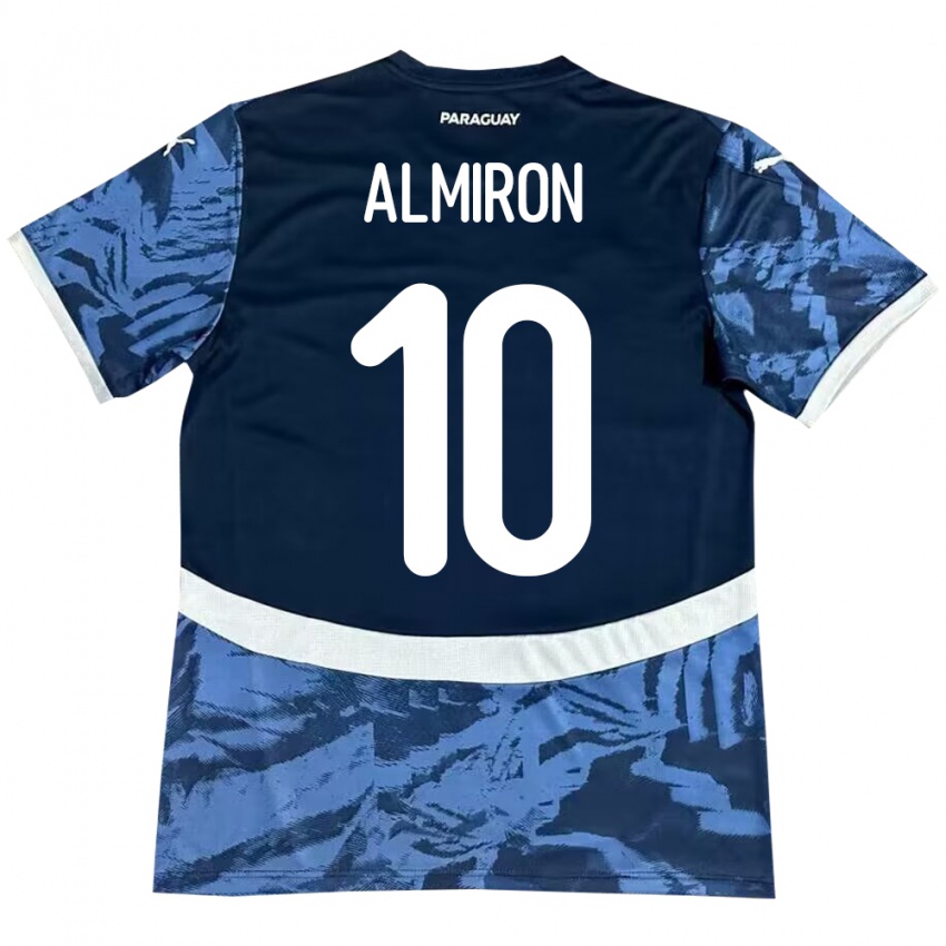 Niño Camiseta Paraguay Miguel Almirón #10 Azul 2ª Equipación 24-26 La Camisa Perú